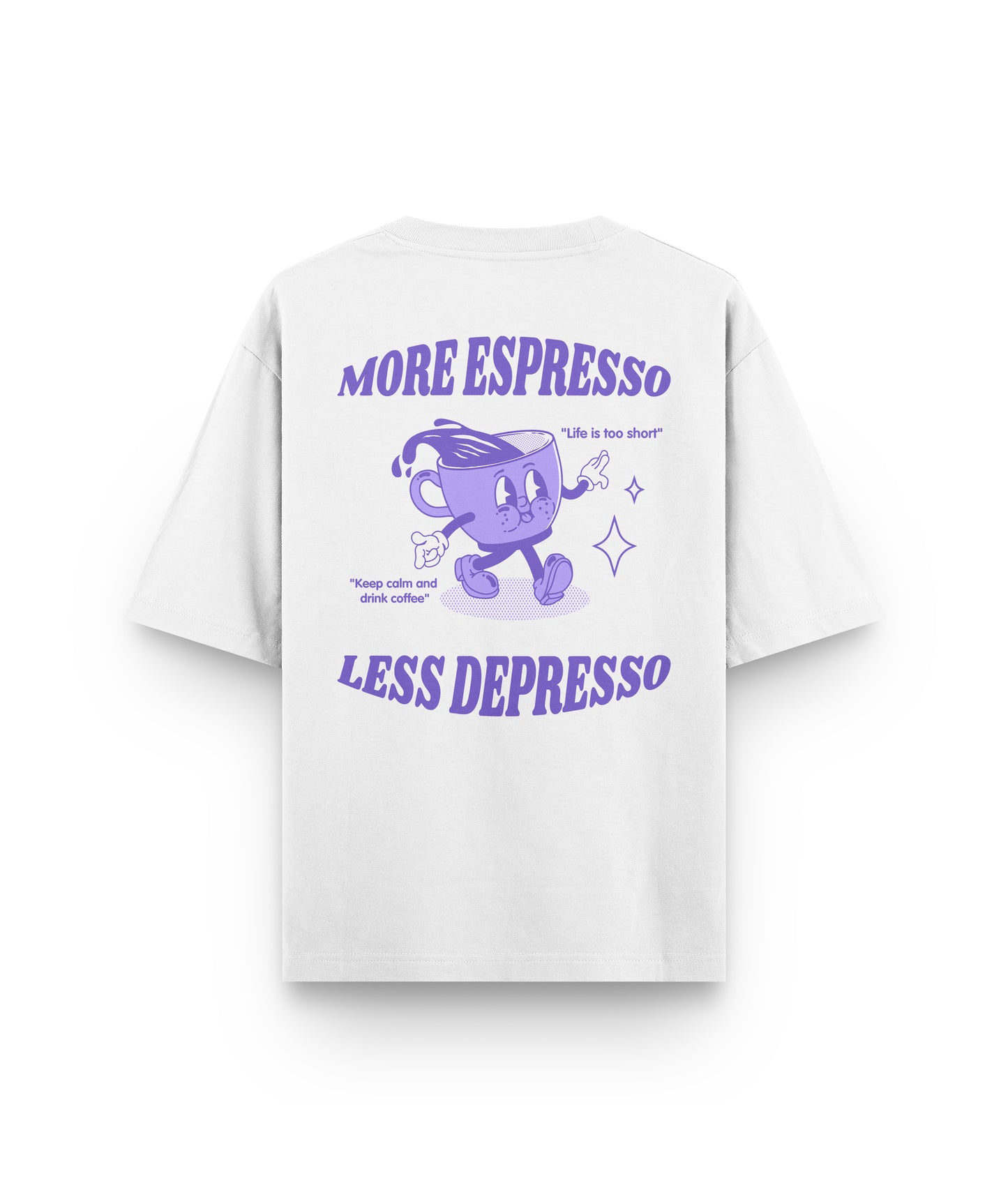 More Espresso Less Depresso Oversized T-Shirt