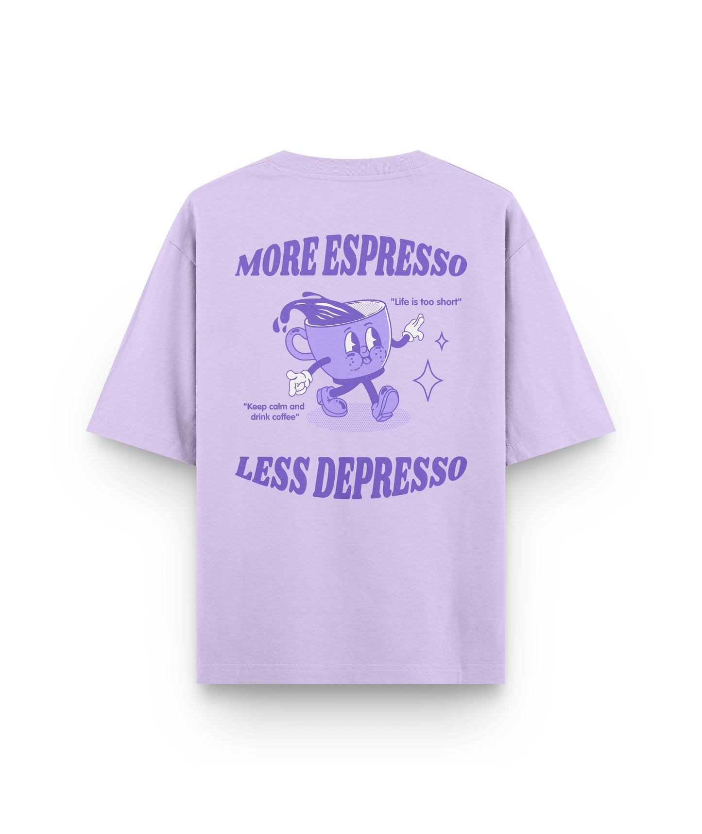 More Espresso Less Depresso Oversized T-Shirt