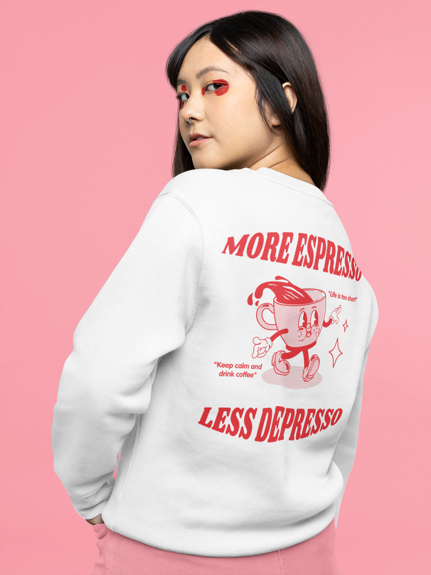 More Espresso Less Depresso Sweatshirt
