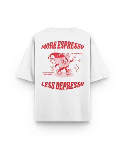 More Espresso Less Depresso Oversized T-Shirt