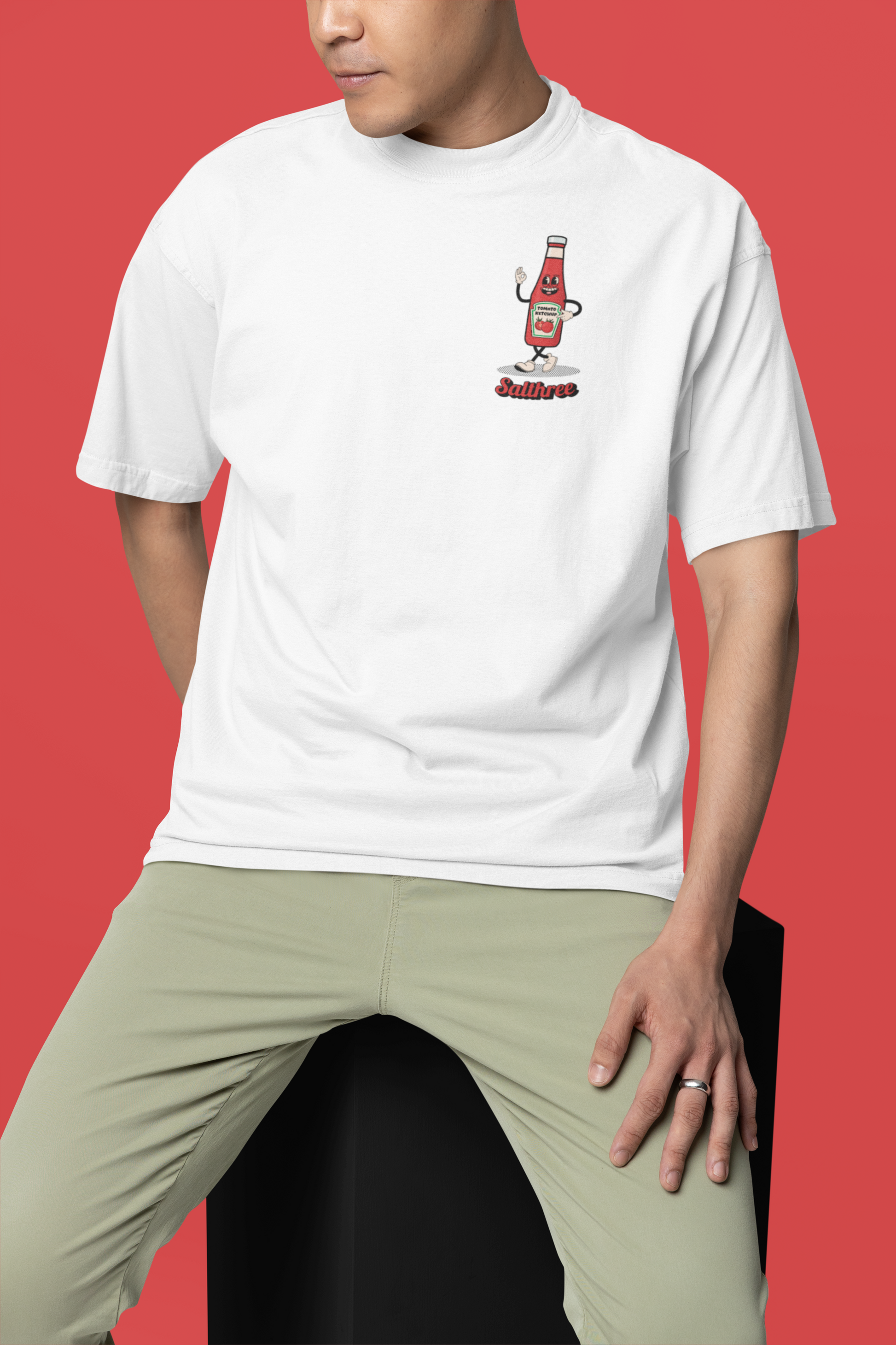 Ketchup Oversized T-Shirt – Salthree Ketchup Oversized T-Shirt – Salthree